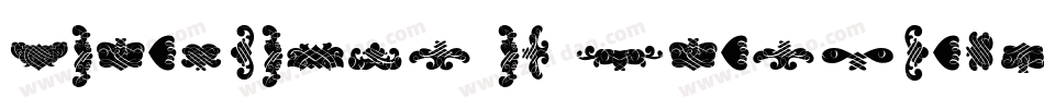 Cornucopia of Ornaments Four字体转换